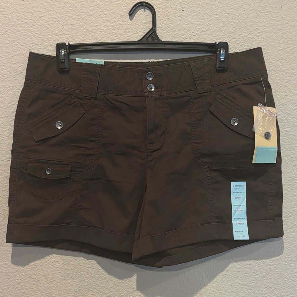 NWT Sonoma sz16 Brown Women's Shorts